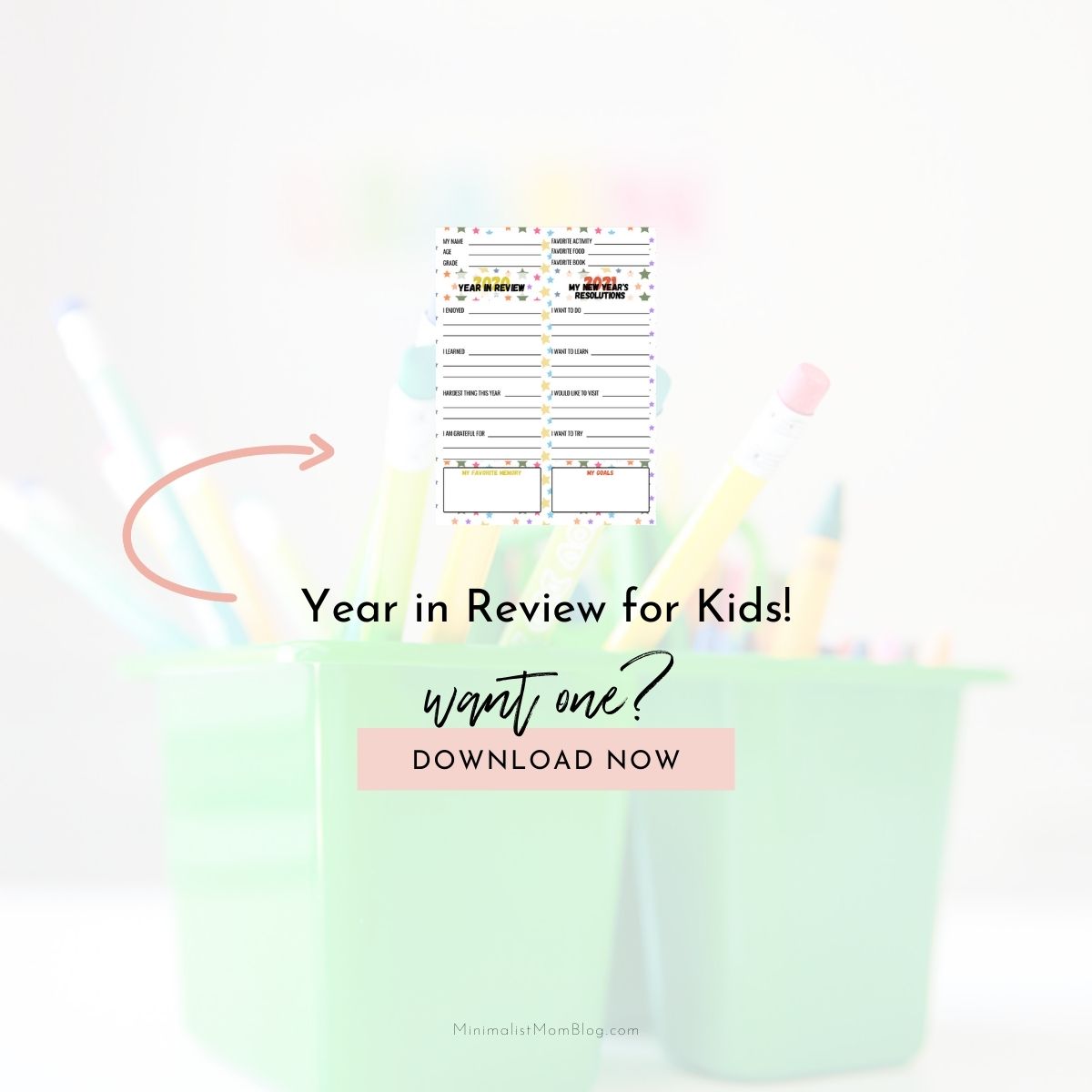 free printable year in review for kids