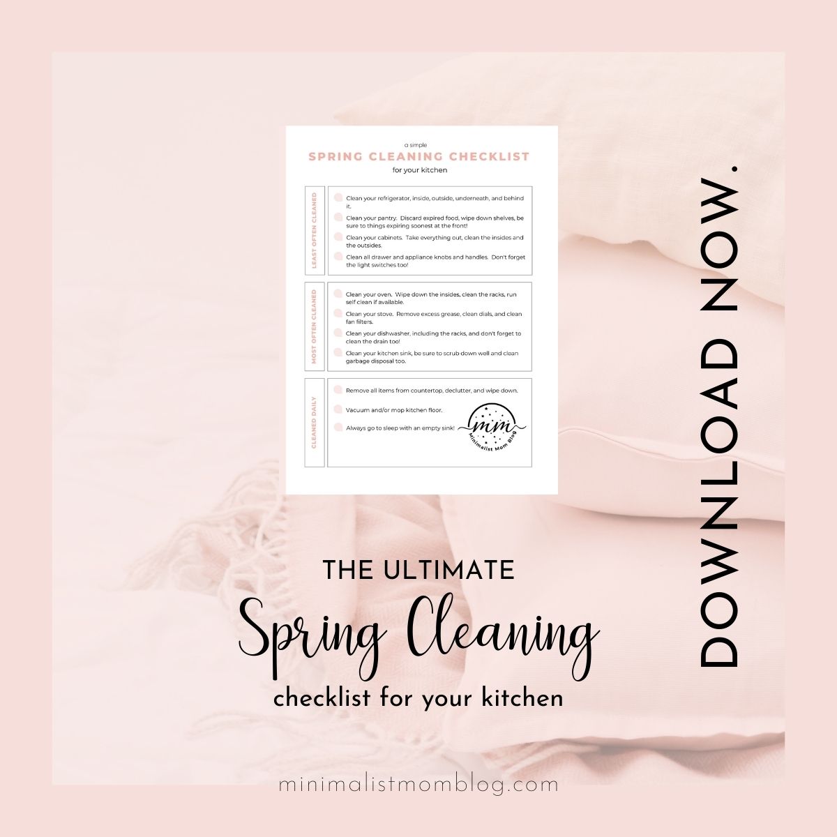 spring cleaning checklist printable